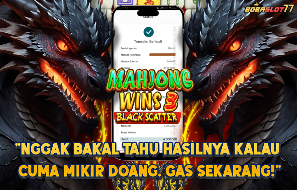 Selamat kepada user id : do****3 Wede Rp 4.000.000 di Game MAHJONG WINS 3 PRAGMATIC PLAY Cair Gk Sampe 1 Menit! Menang Mudah di Bobaslot77